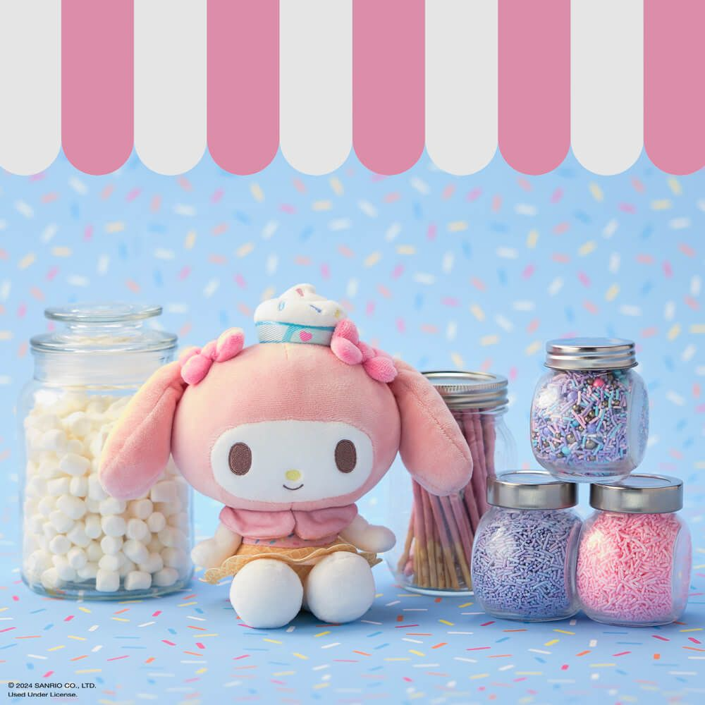 HELLO KITTY MY MELODY CONFECTIONER SMALL PLUSH