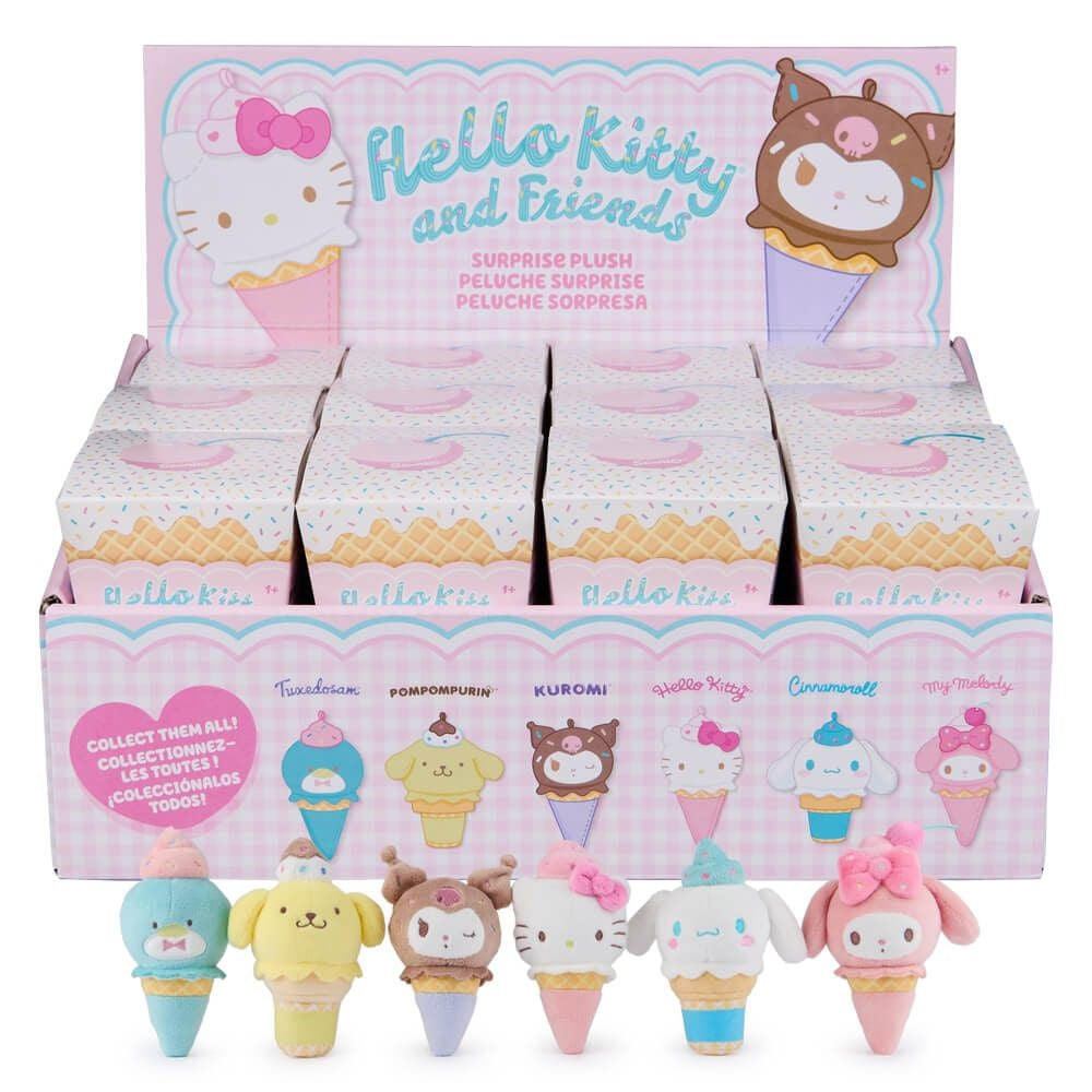 HELLO KITTY ICE CREAM SURPRISE PLUSH BLIND BOX