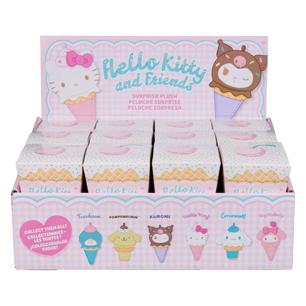 HELLO KITTY ICE CREAM SURPRISE PLUSH BLIND BOX