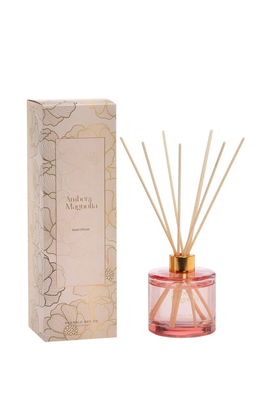 BRAMBLE BAY ELEGANCE DIFFUSER AMBER & MAGNOLIA 180ML