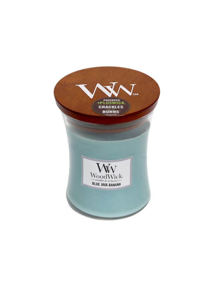 WOODWICK CANDLE MINI BLUE JAVA BANANA