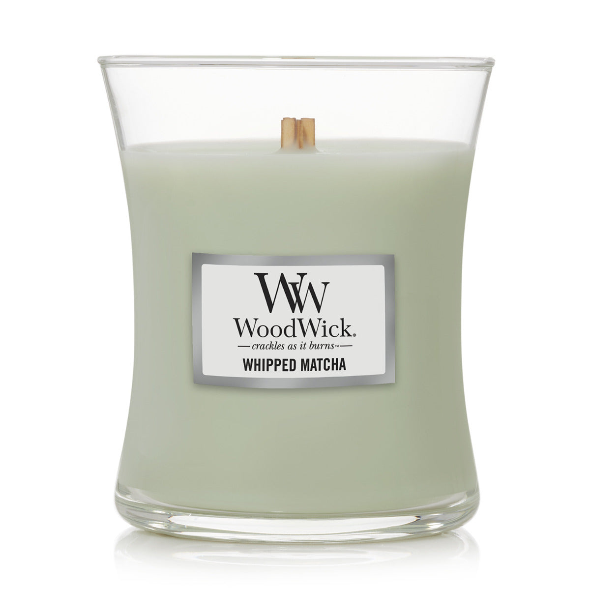 WOODWICK CANDLE MEDIUM WHIPPED MATCHA