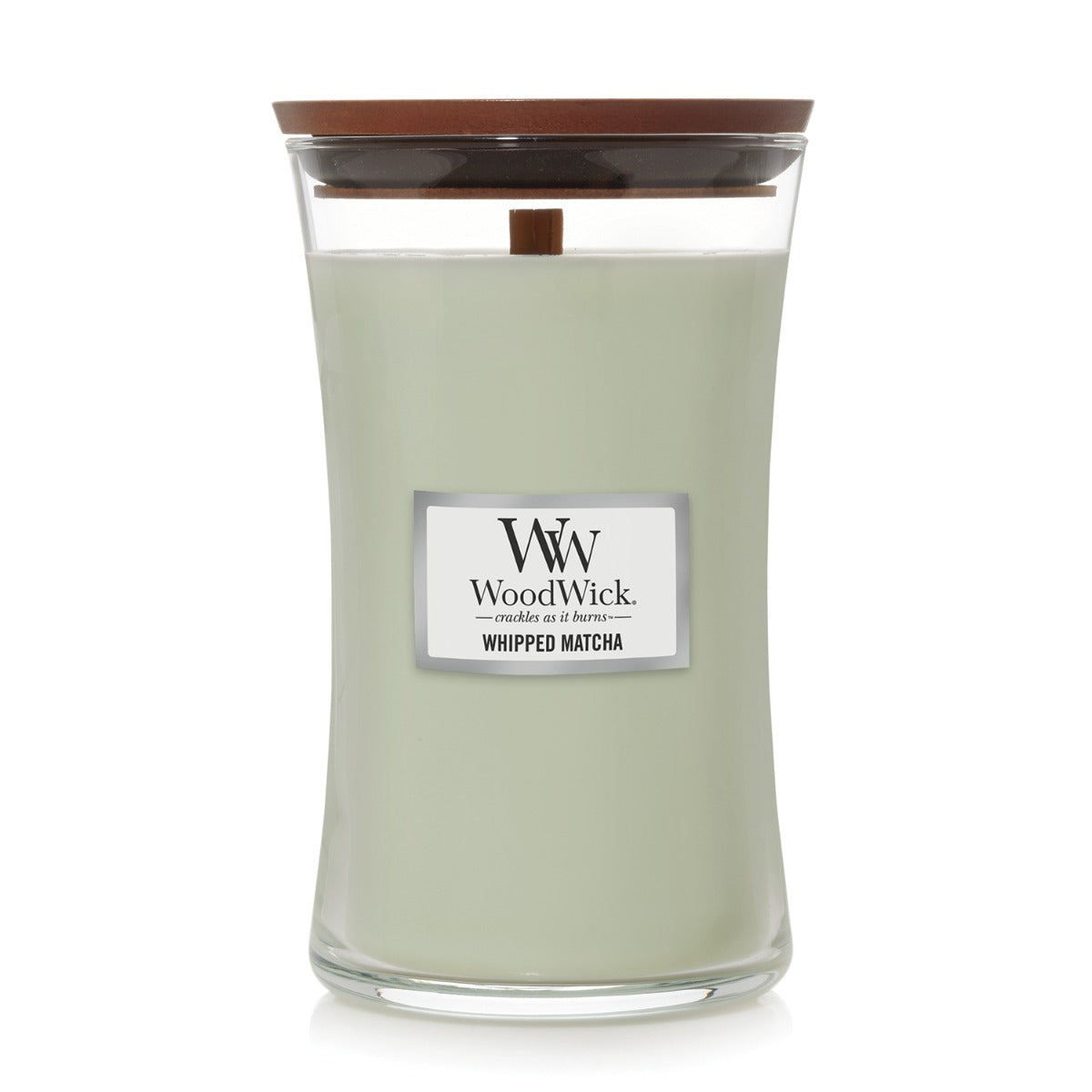 WOODWICK CANDLE LARGE WHIPPED MATCHA