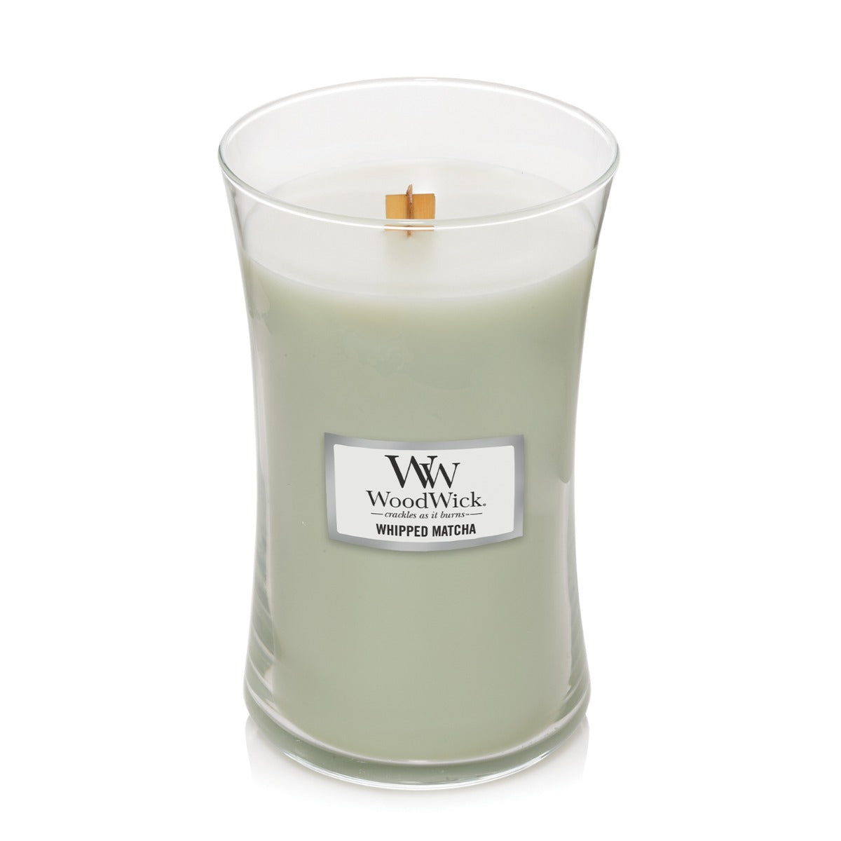 WOODWICK CANDLE LARGE WHIPPED MATCHA