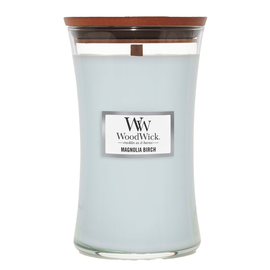 WOODWICK CANDLE LARGE MAGNOLIA BIRCH