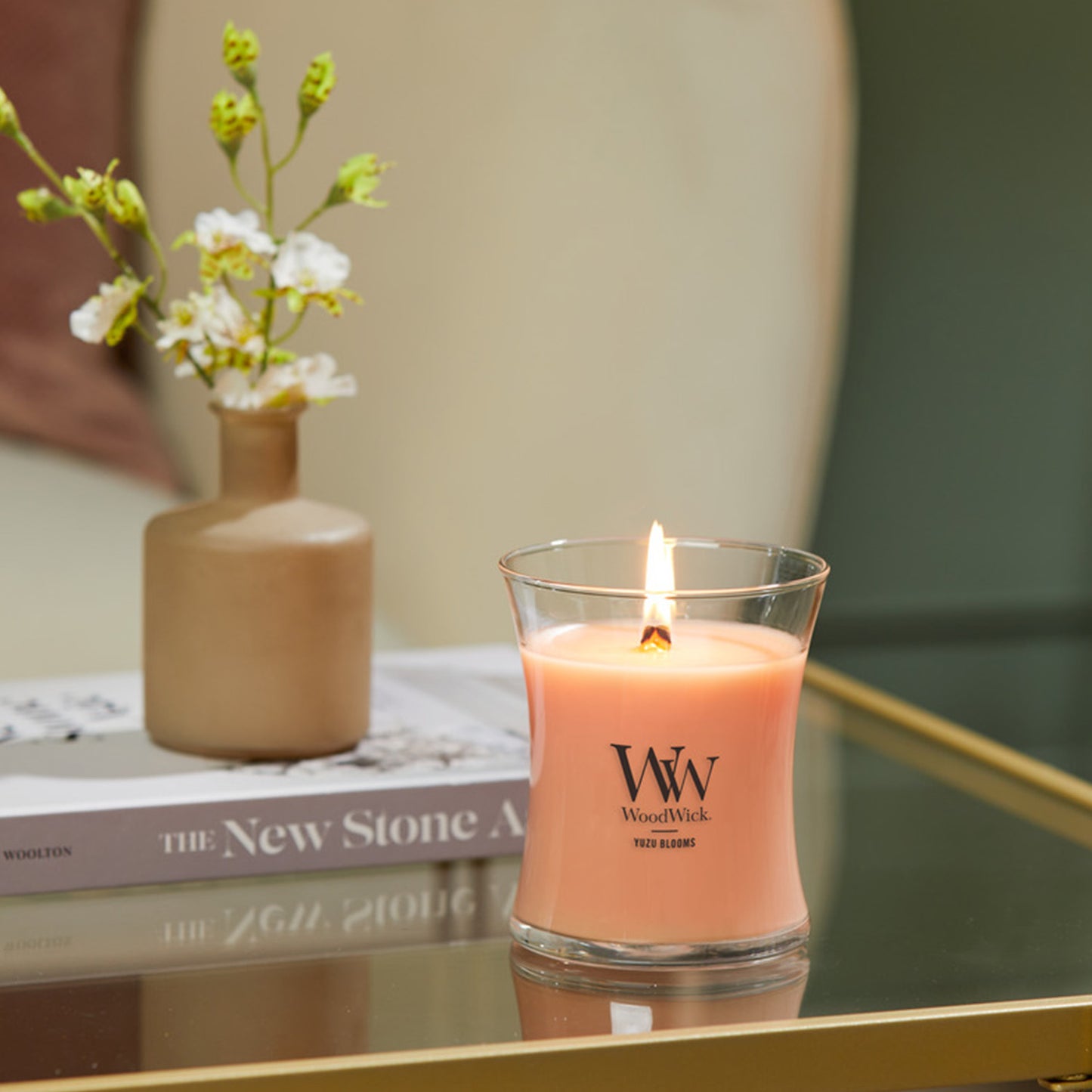 WOODWICK CANDLE MEDIUM YUZU BLOOMS