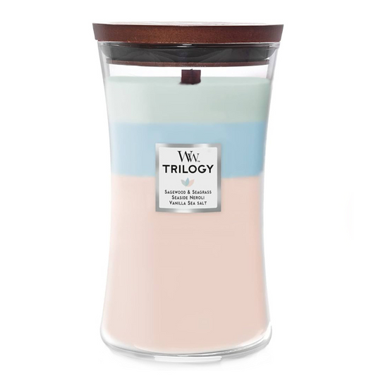 WOODWICK CANDLE LARGE TRILOGY OCEANIC