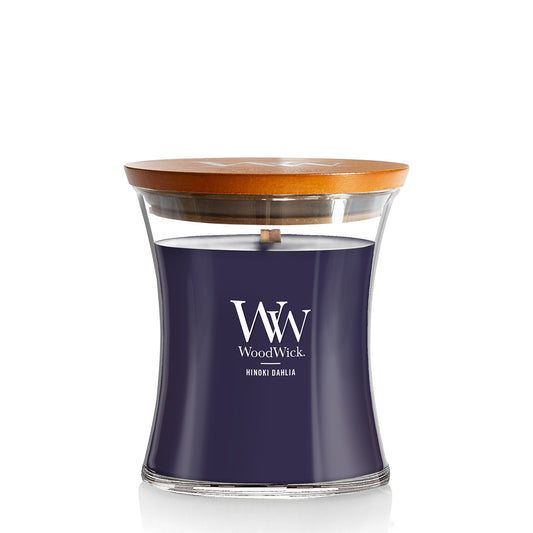 WOODWICK CANDLE MEDIUM HINOKI DAHLIA