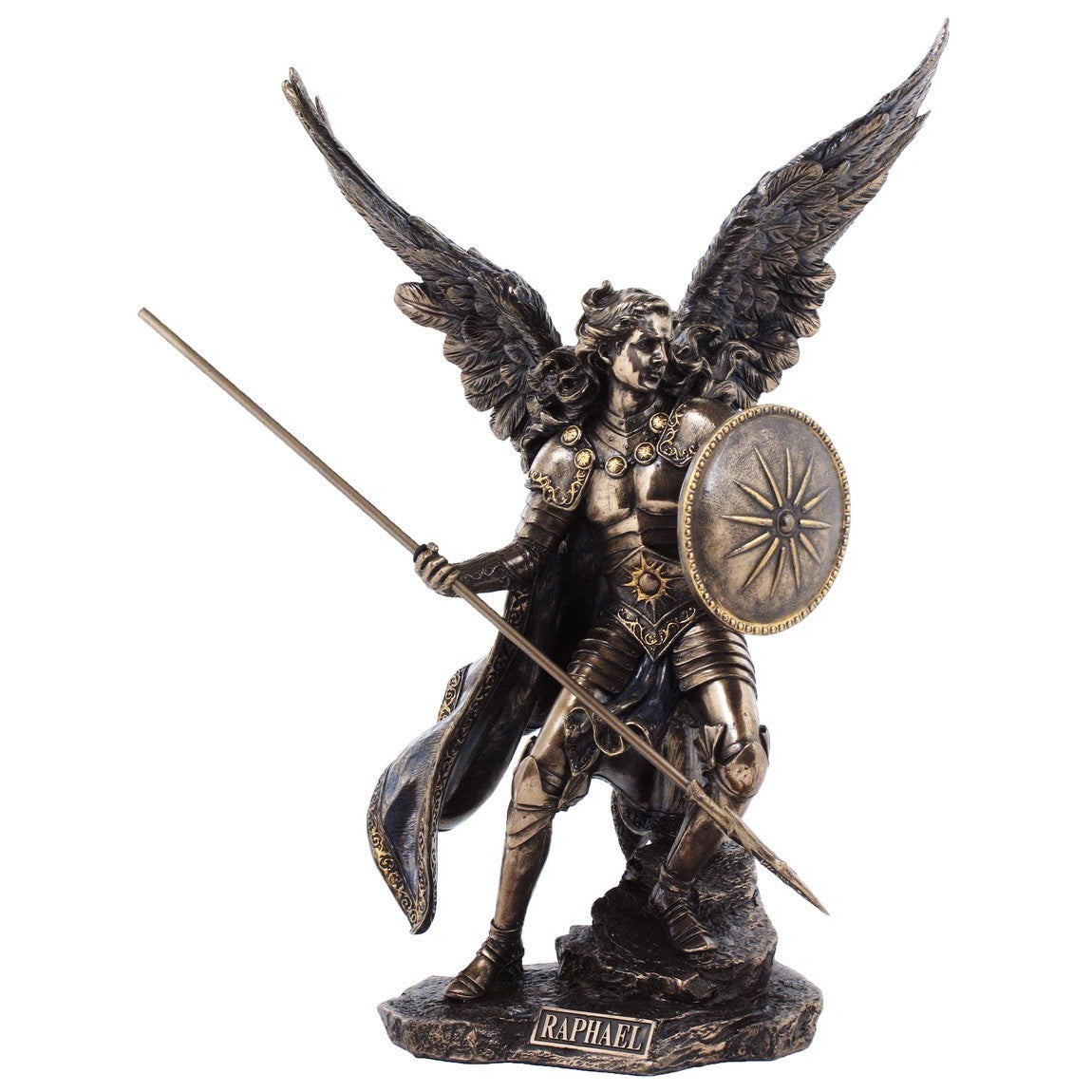 VERONESE DESIGNS ARCHANGEL SAINT RAPHAEL FIGURINE 