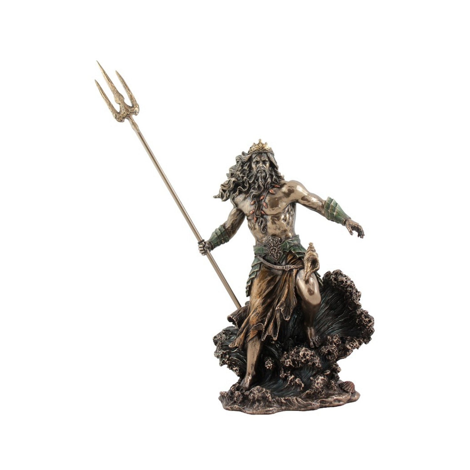 VERONESE DESIGNS POSEIDON GOD OF THE SEA FIGURINE