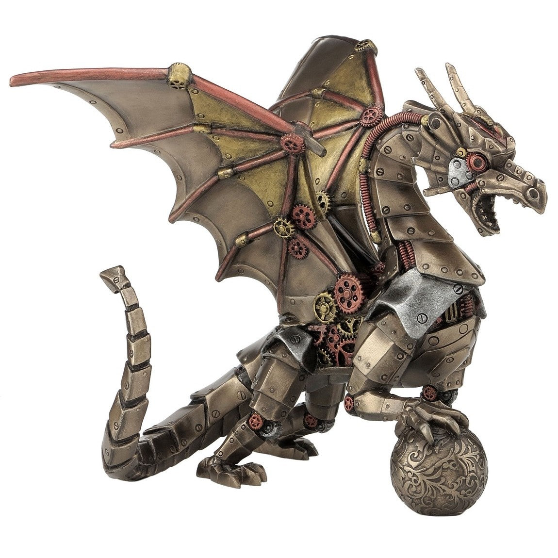 VERONESE DESIGNS STEAMPUNK DRAGON FIGURINE