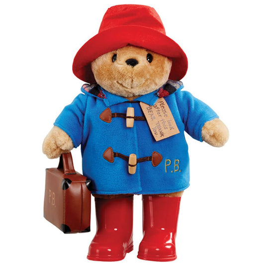 PADDINGTON BEAR WITH BOOTS EMROIDED COAT & SUITCASE LARGE