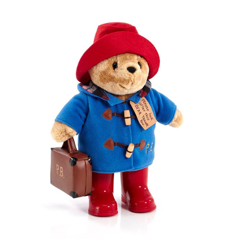 PADDINGTON BEAR WITH BOOTS EMROIDED COAT & SUITCASE LARGE