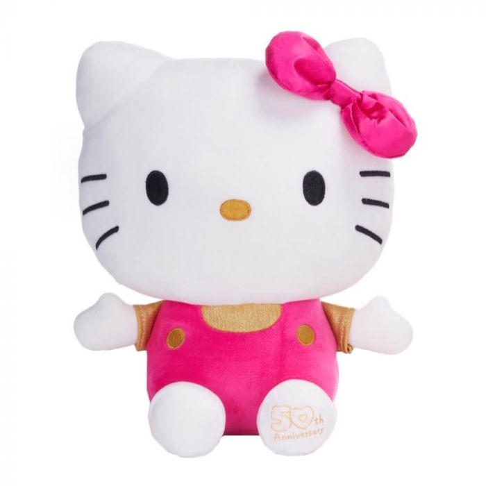 HELLO KITTY PINK PLUSH 50TH ANNIVERSARY