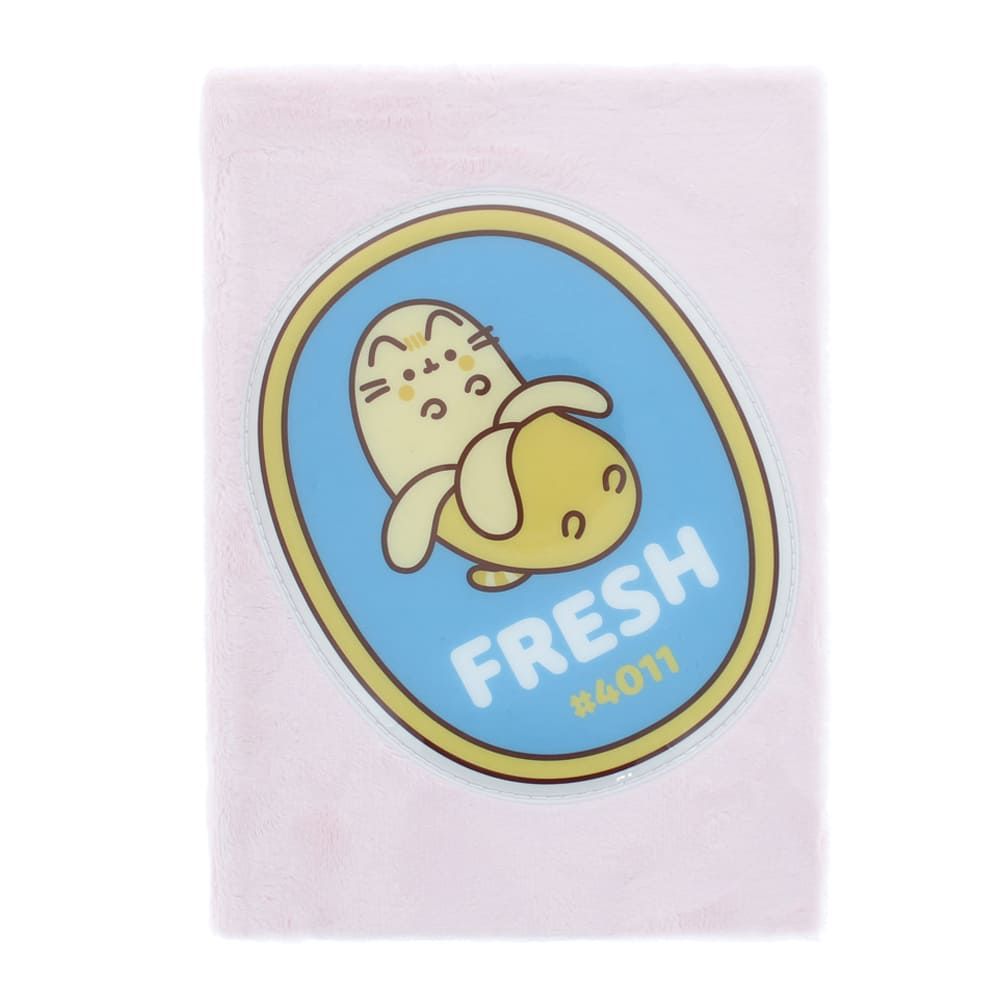 PUSHEEN FRUITS PLUSH NOTEBOOK