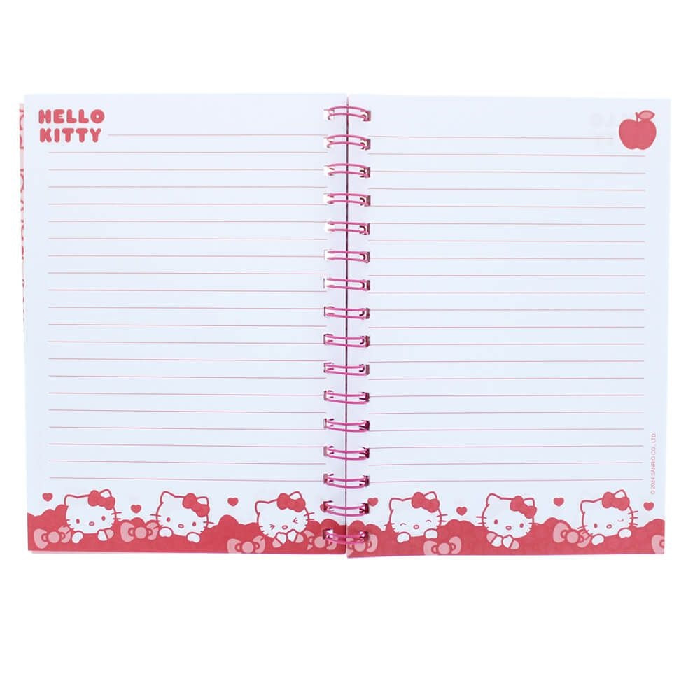 HELLO KITTY HEARTS & BOWS A5 NOTEBOOK