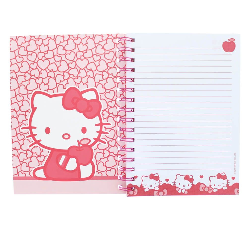 HELLO KITTY HEARTS & BOWS A5 NOTEBOOK