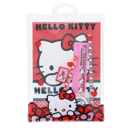 HELLO KITTY HEARTS & BOWS STATIONARY SET