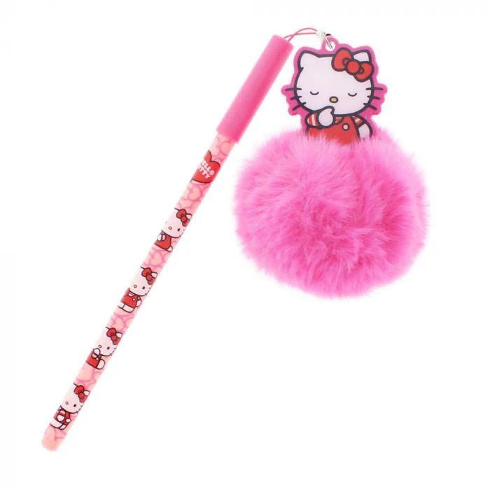 HELLO KITTY HEARTS & BOWS POM POM PENS