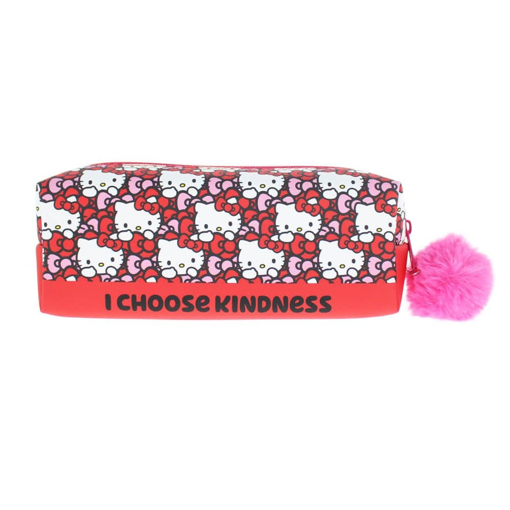 HELLO KITTY HEARTS & BOWS PENCIL CASE