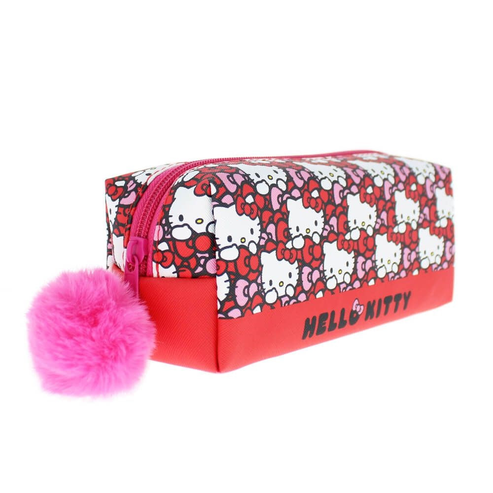 HELLO KITTY HEARTS & BOWS PENCIL CASE