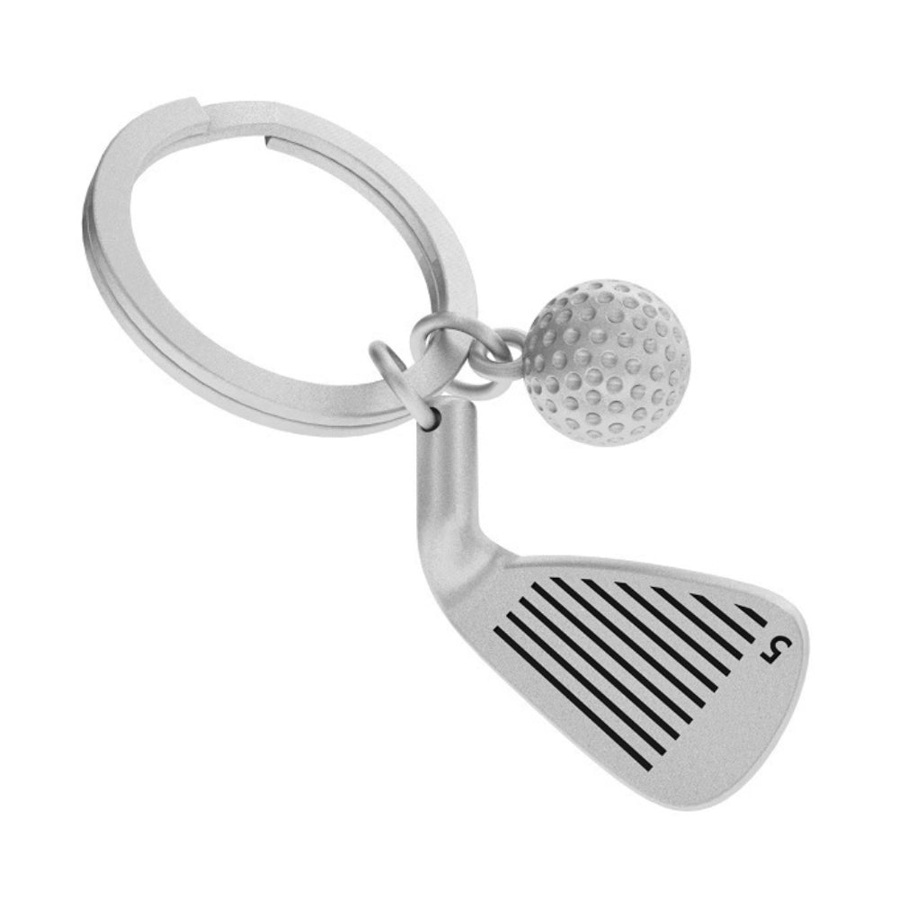 THE RUSSELL COLLECTION KEYCHAIN METAL GOLF CLUB & BALL