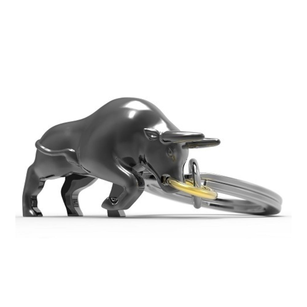 THE RUSSELL COLLECTION KEYCHAIN METAL BULL