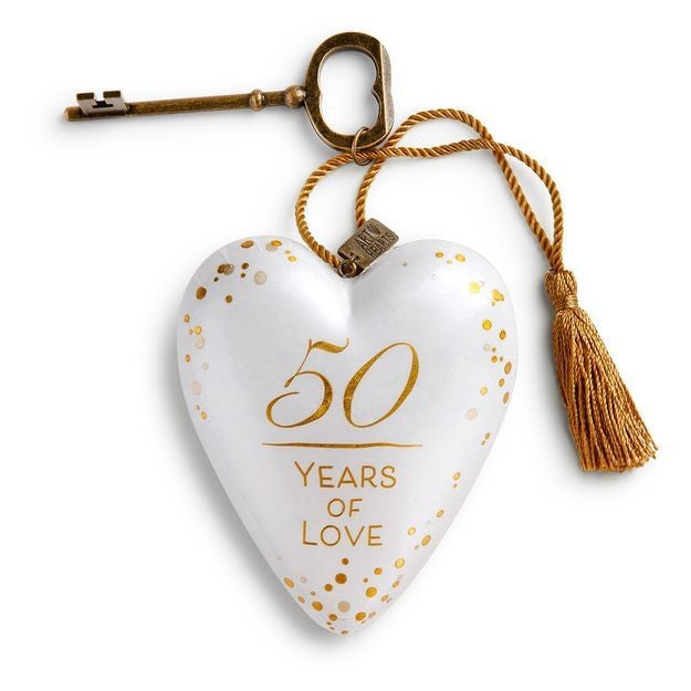 ART HEARTS 50 YEARS OF LOVE 10CM