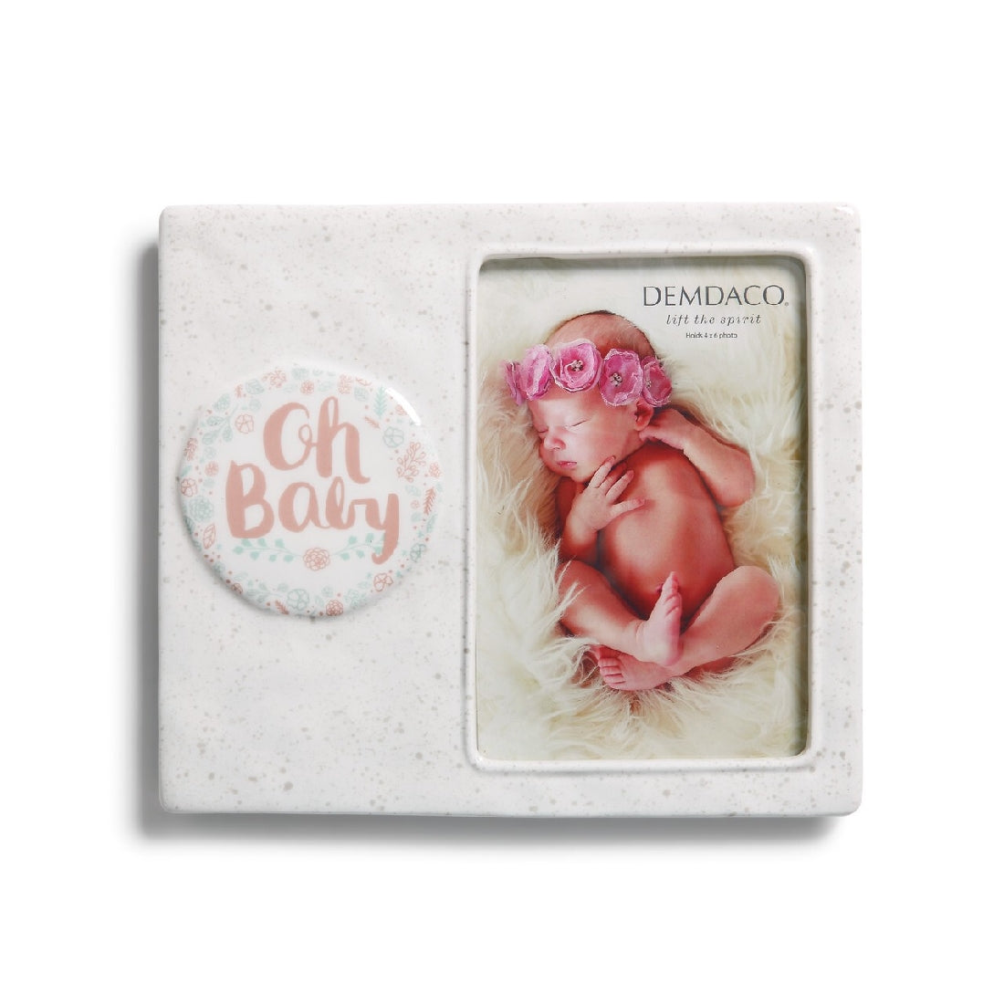 DEMDACO BABY PHOTO FRAME OH BABY 15X10CM