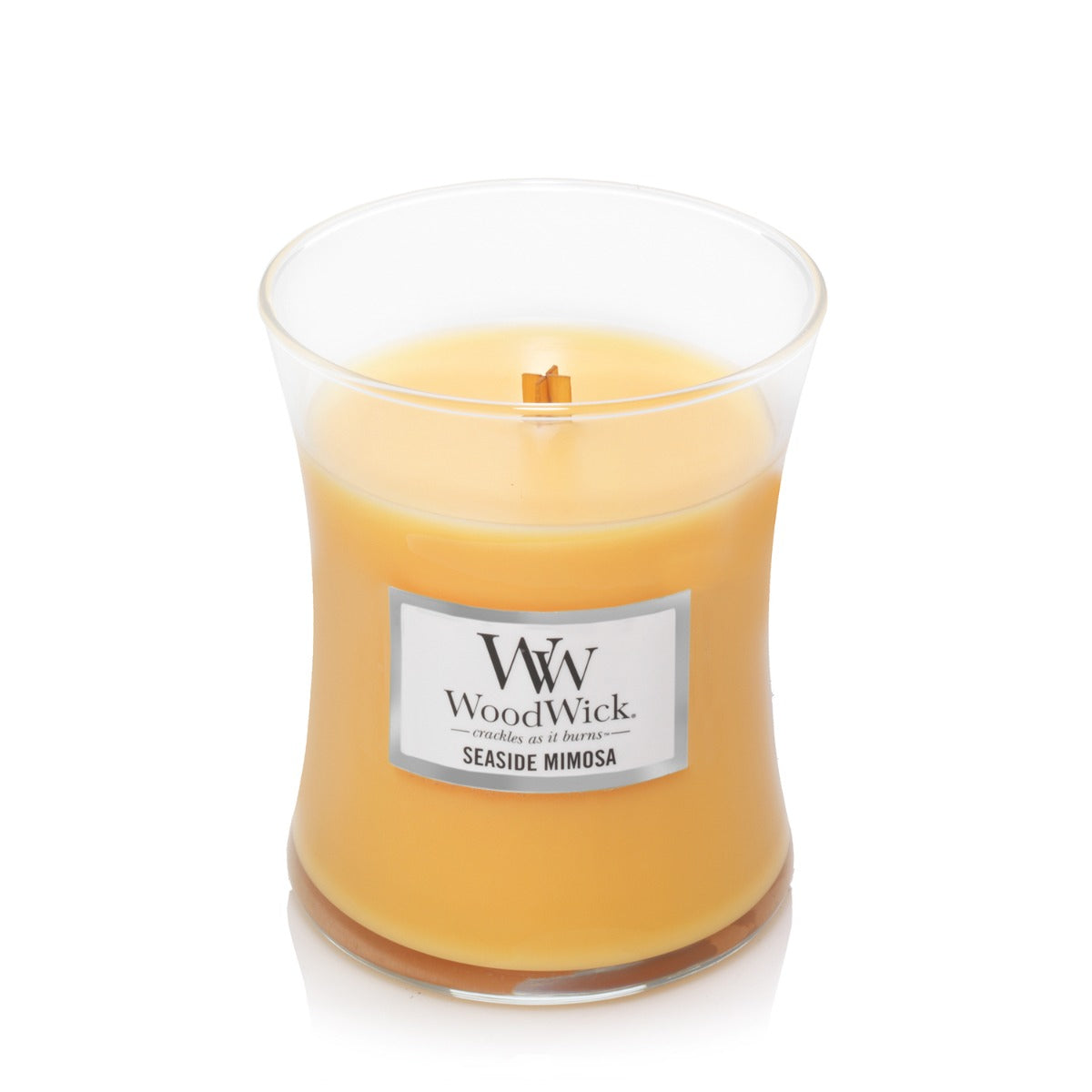 WOODWICK CANDLE MEDIUM SEASIDE MIMOSA