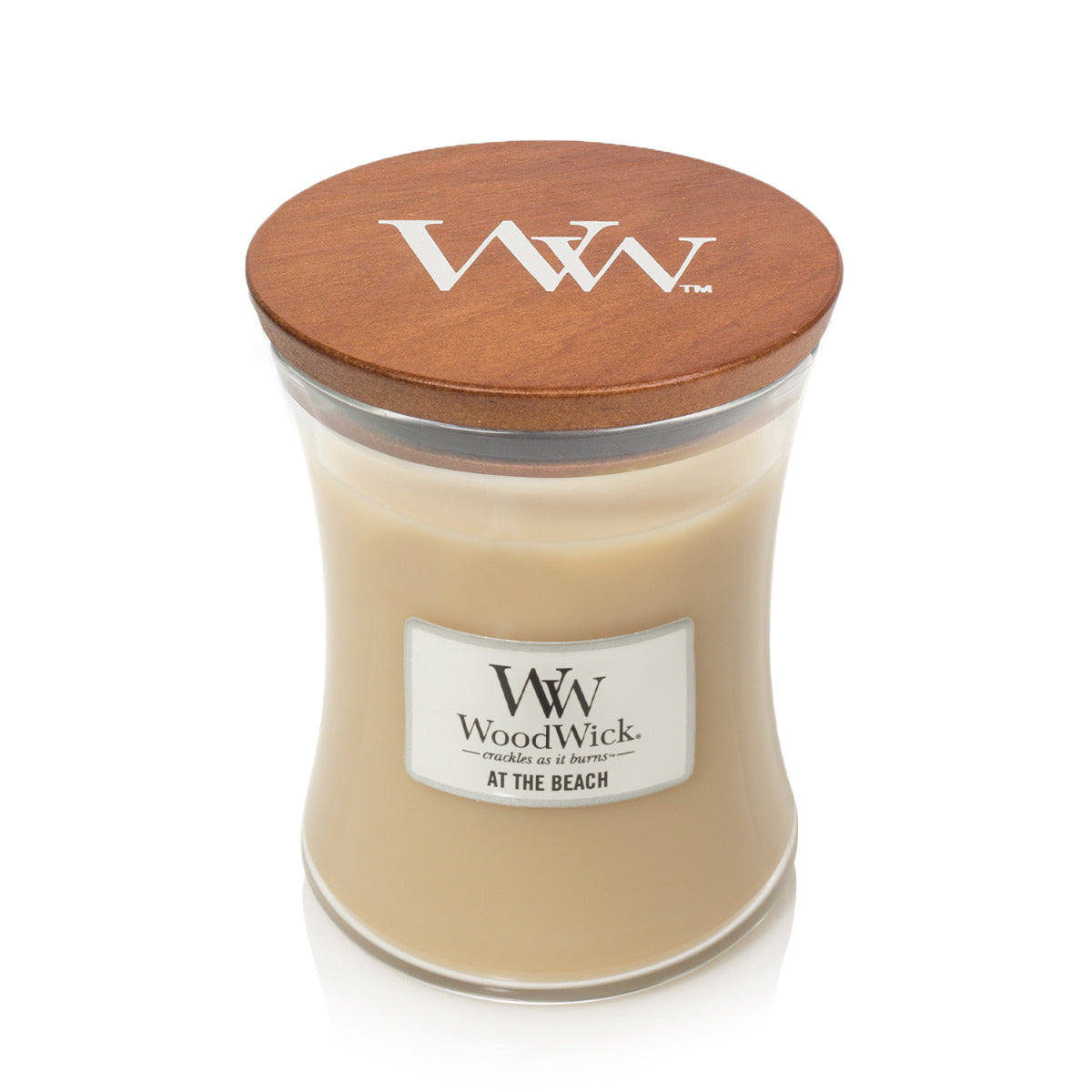 WOODWICK CANDLE MEDIUM AT THE BEACH