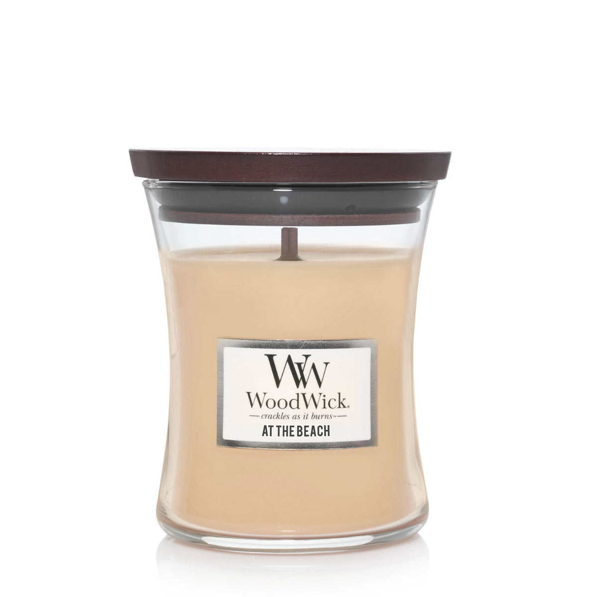 WOODWICK CANDLE MEDIUM AT THE BEACH