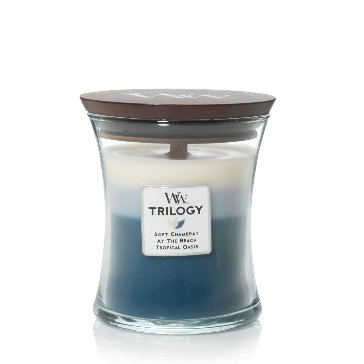 WOODWICK CANDLE MEDIUM TRILOGY BEACHFRONT COTTAGE