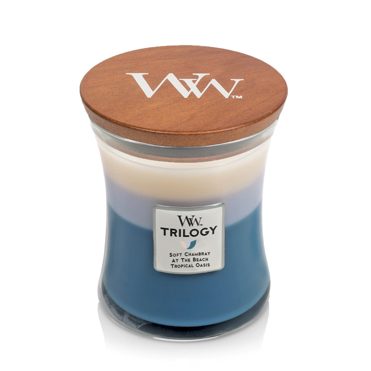 WOODWICK CANDLE MEDIUM TRILOGY BEACHFRONT COTTAGE