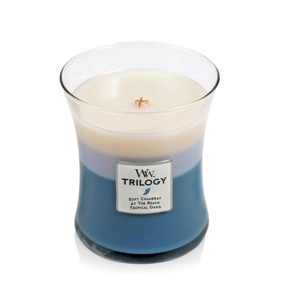 WOODWICK CANDLE MEDIUM TRILOGY BEACHFRONT COTTAGE