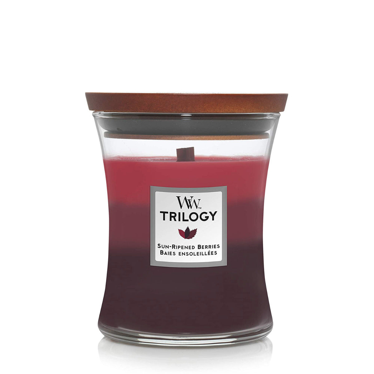 WOODWICK CANDLE MEDIUM RIPENED BERRIES TRILOGY