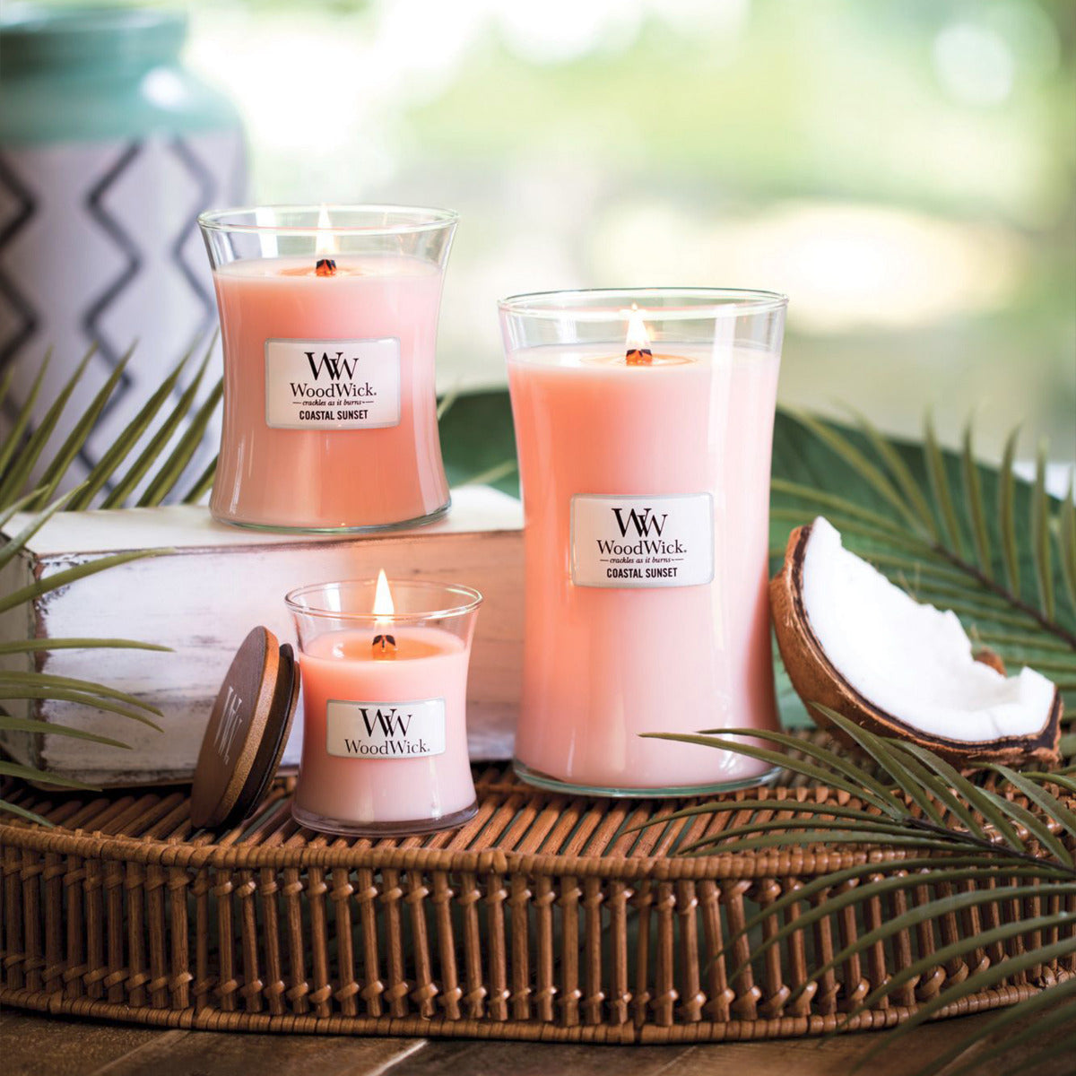 WOODWICK CANDLE LARGE COASTAL SUNSET