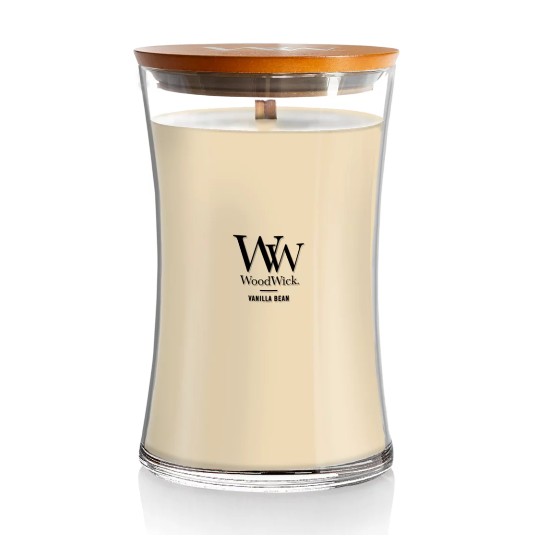 WOODWICK CANDLE LARGE VANILLA BEAN