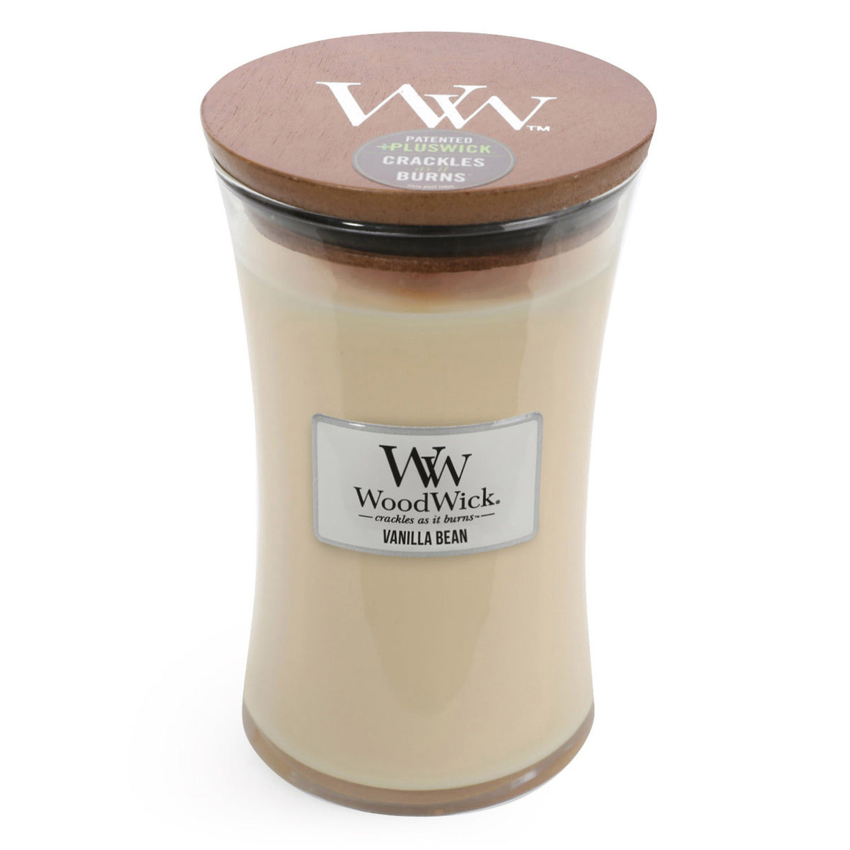 WOODWICK CANDLE LARGE VANILLA BEAN