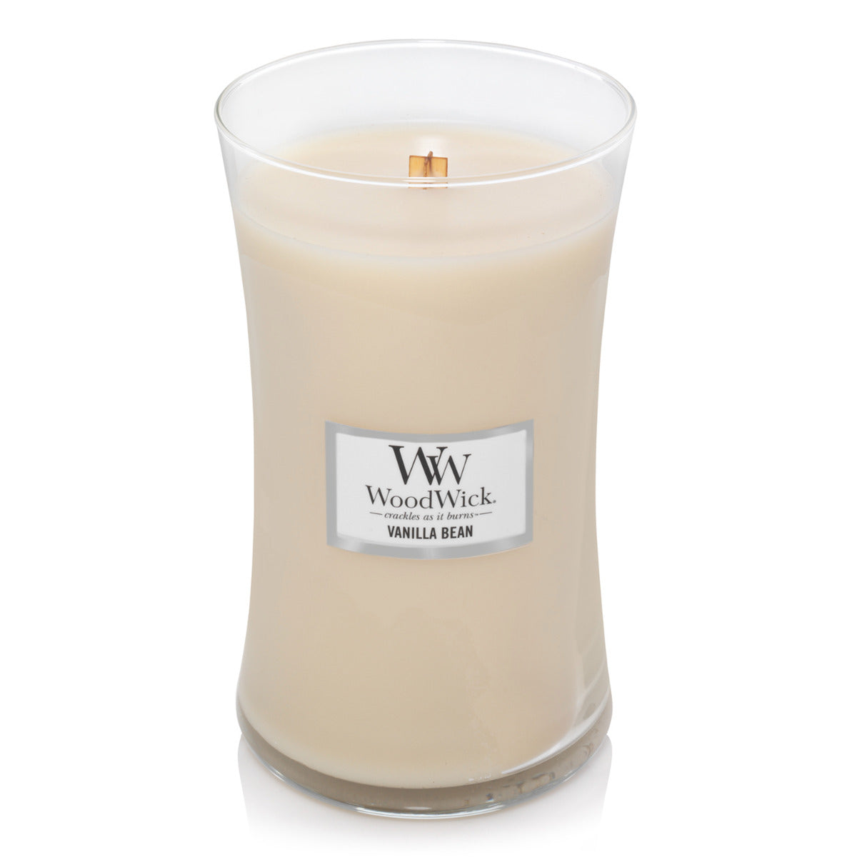 WOODWICK CANDLE LARGE VANILLA BEAN