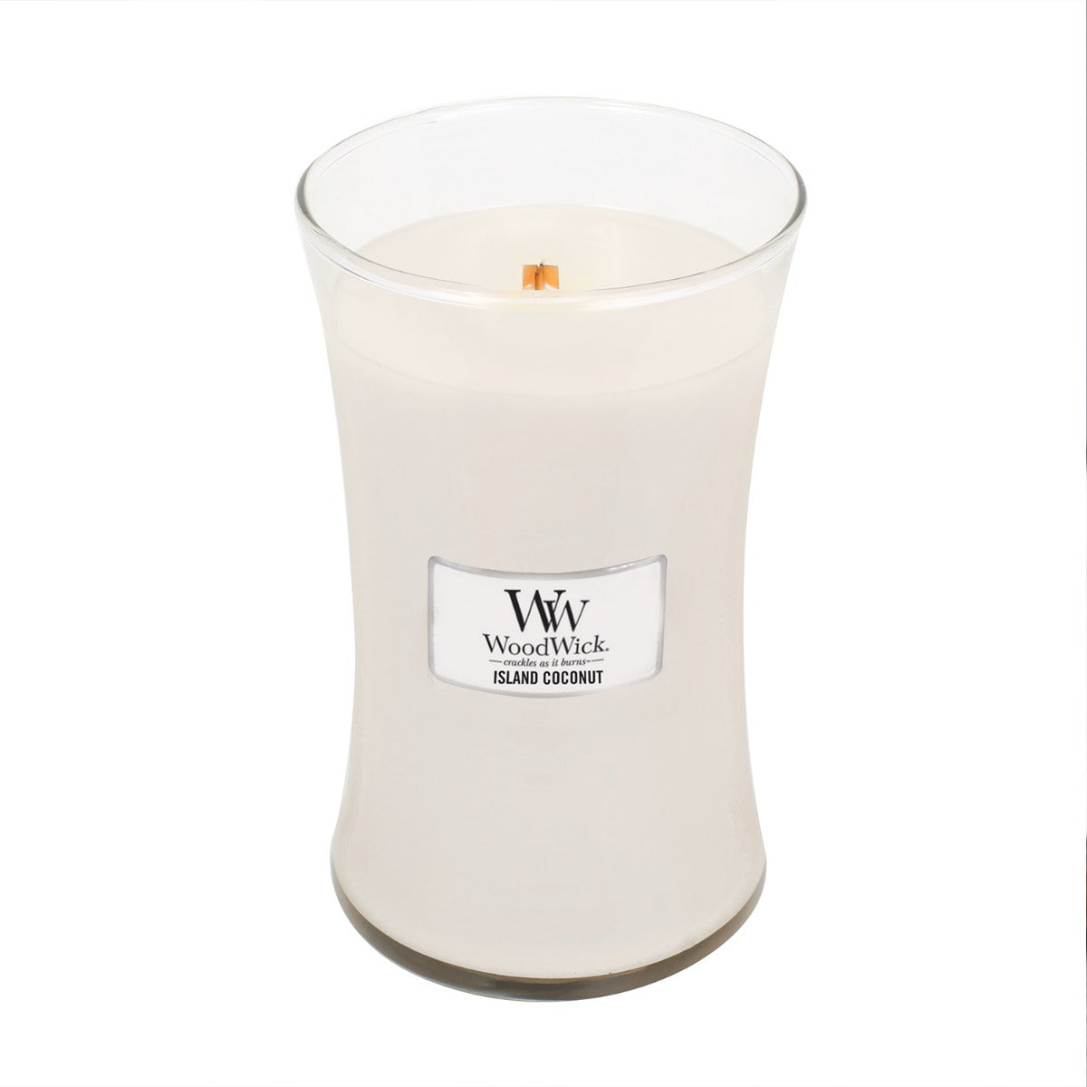 WOODWICK CANDLE LARGE ISLAND COCONUT