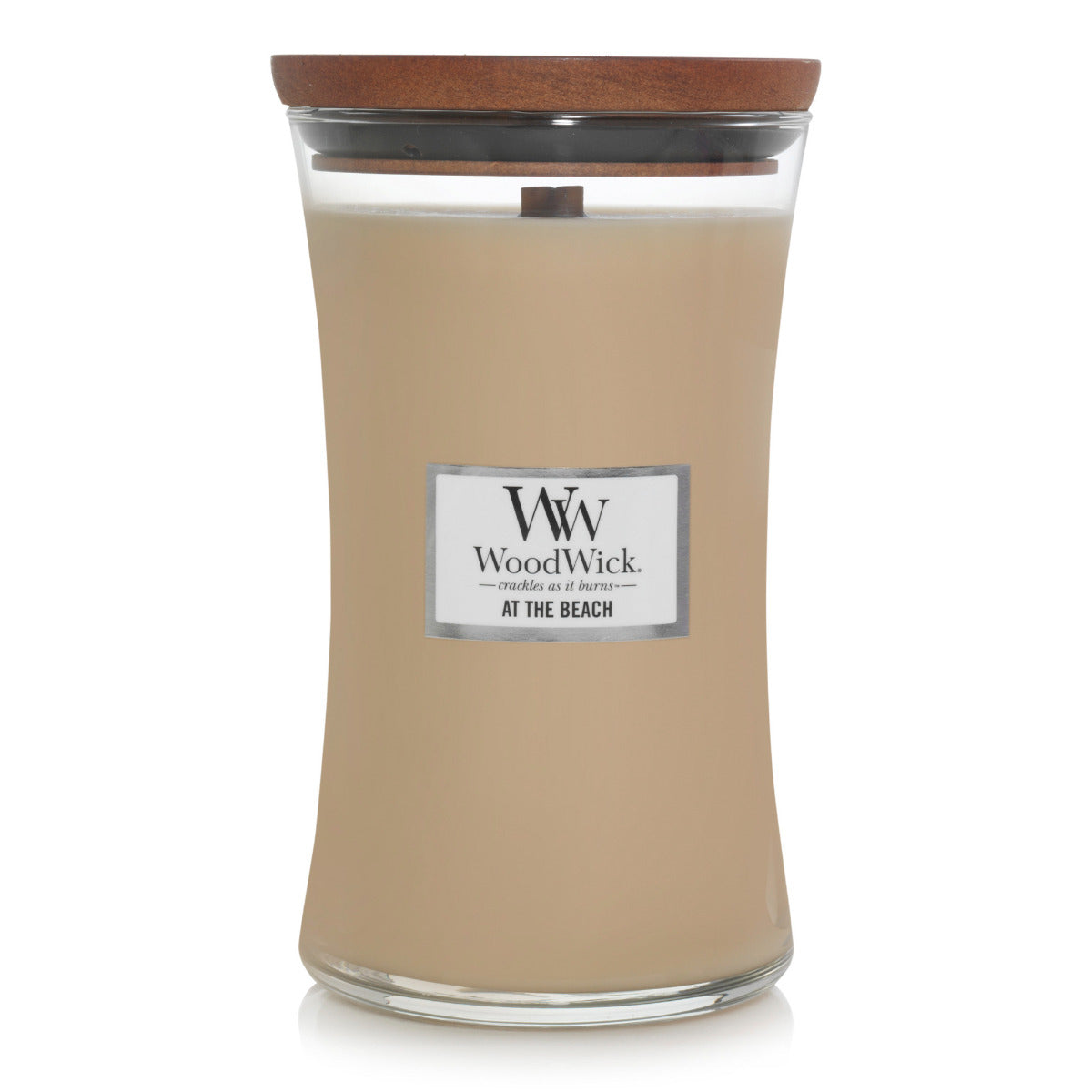 WOODWICK CANDLE LARGE AT THE BEACH