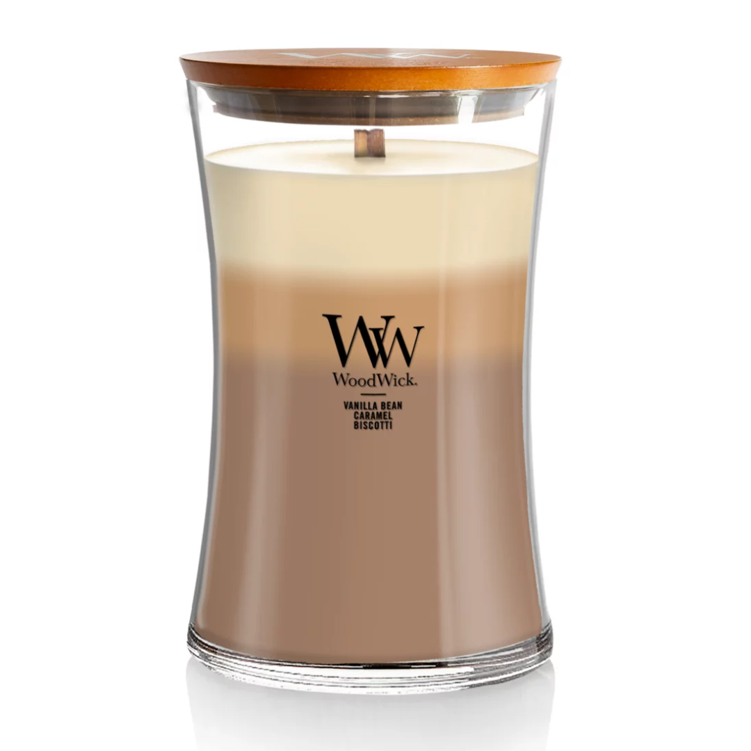 WOODWICK CANDLE LARGE TRILOGY CAFE SWEETS