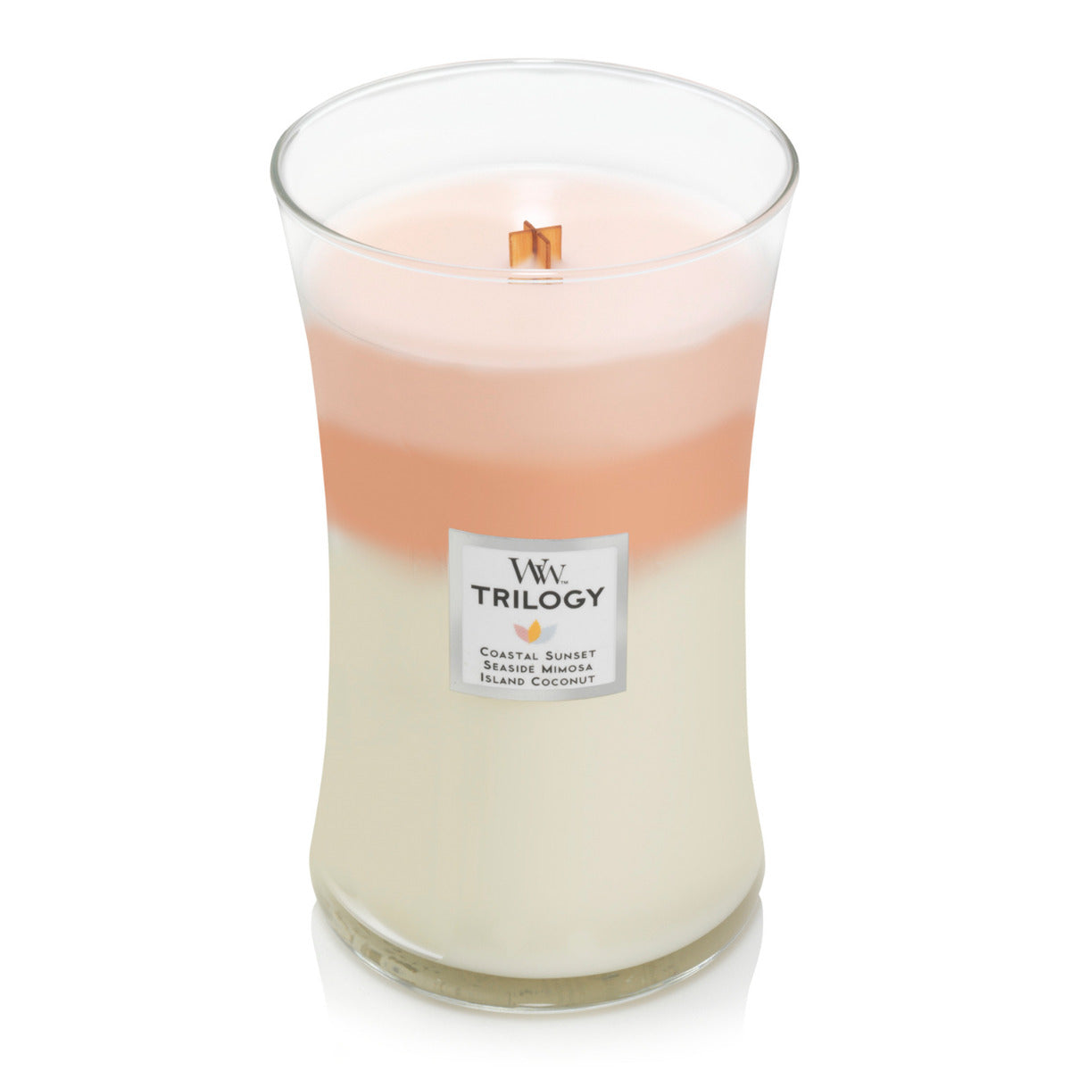 WOODWICK CANDLE LARGE TRILOGY ISLAND GETAWAY