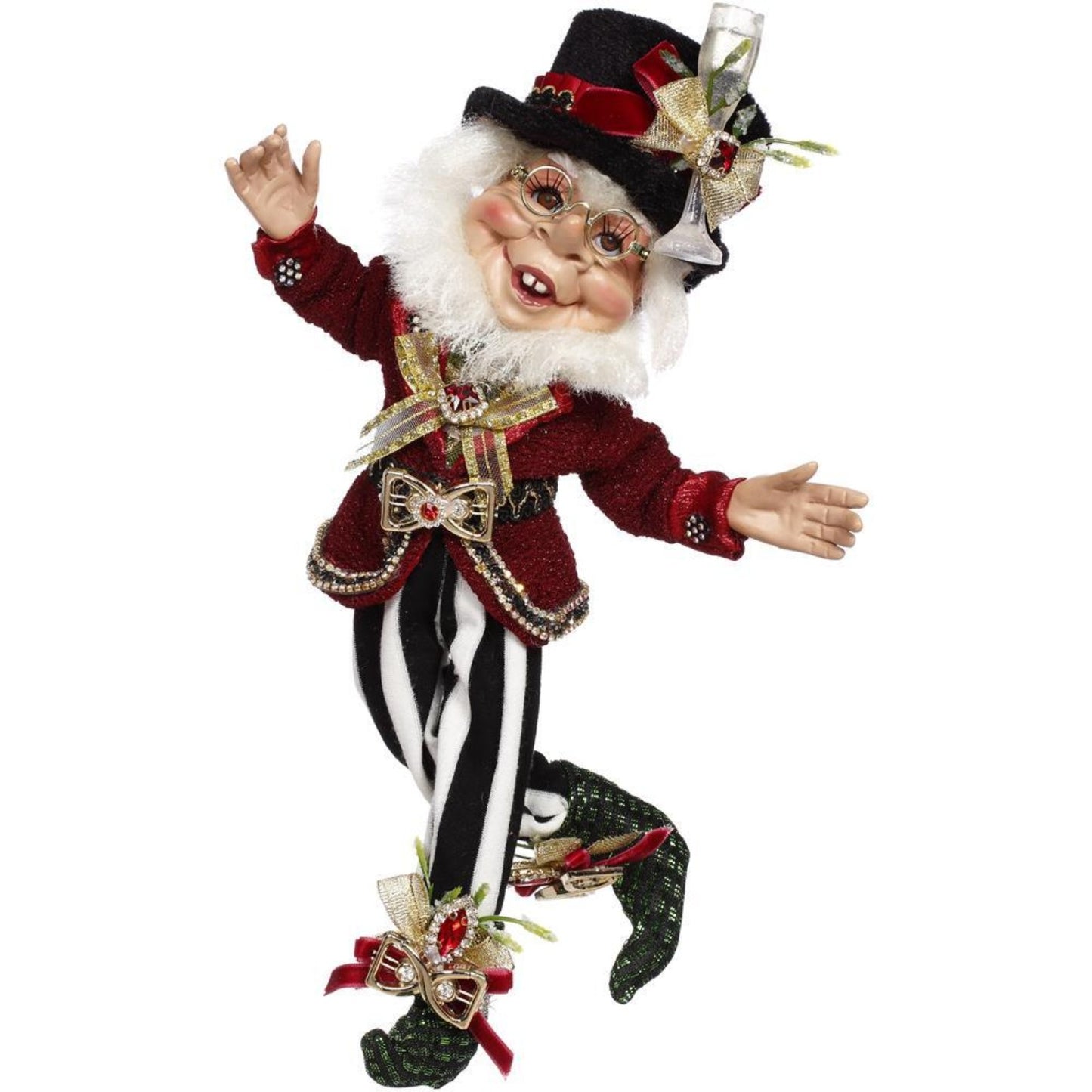 MARK ROBERTS CHRISTMAS ELF PARTY TIME SMALL 30CM