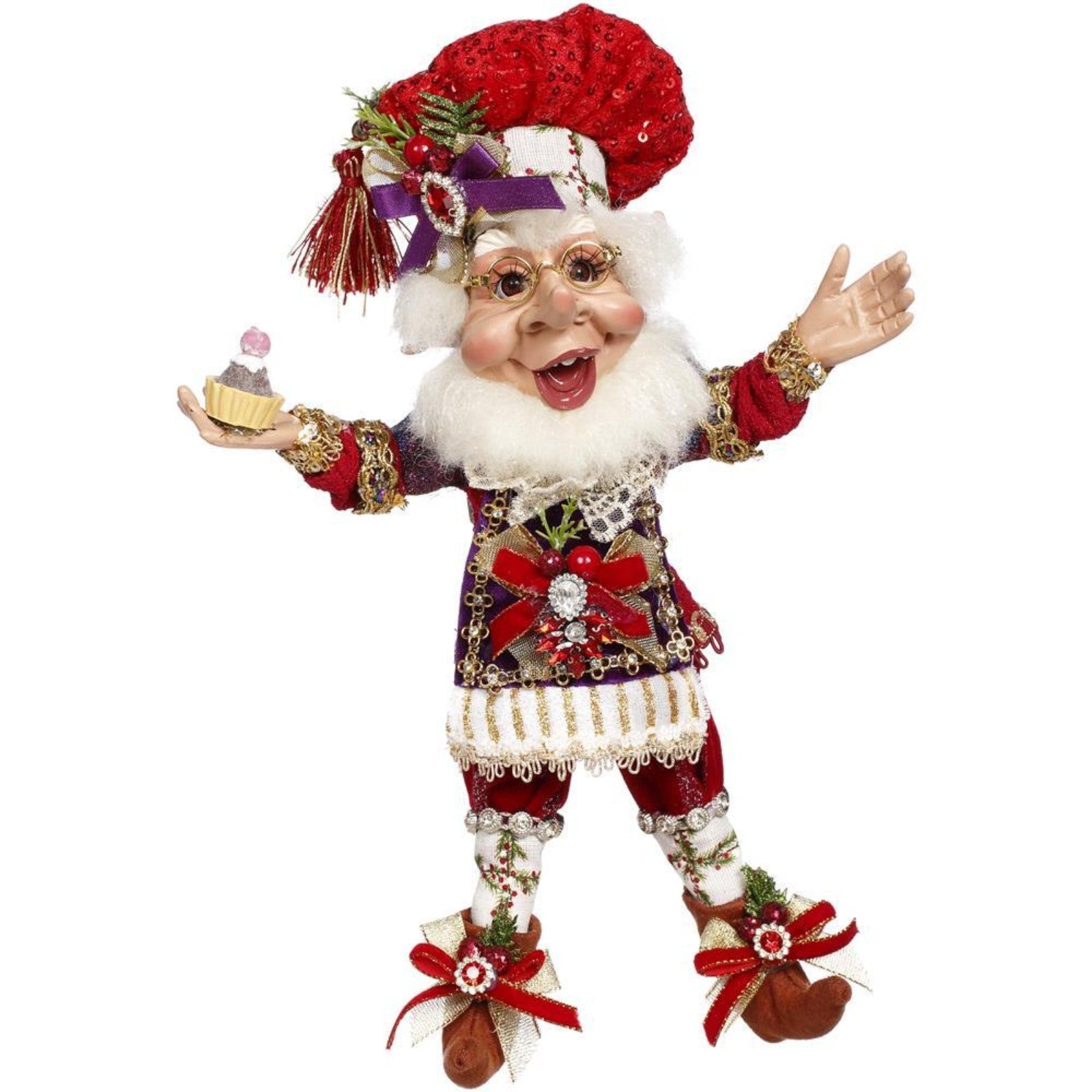 MARK ROBERTS CHRISTMAS ELF BERRY MERRY SMALL 28.6CM