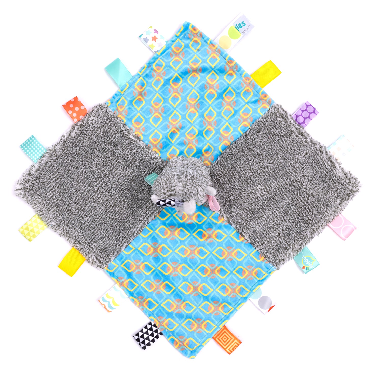 MARY MEYER TAGGIES HEATHER HEDGEHOG CHARACTER BLANKET