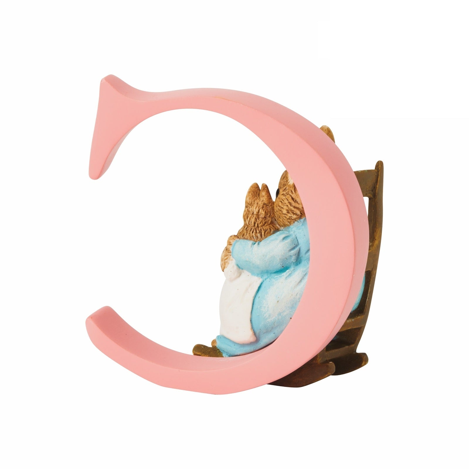 BEATRIX POTTER ALPHABET LETTER (C) MRS RABBIT & BUNNIES