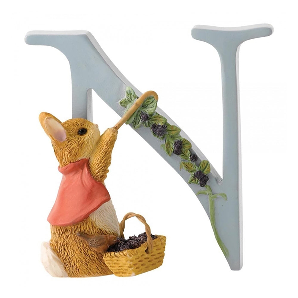 BEATRIX POTTER ALPHABET LETTER (N) COTTON TAIL