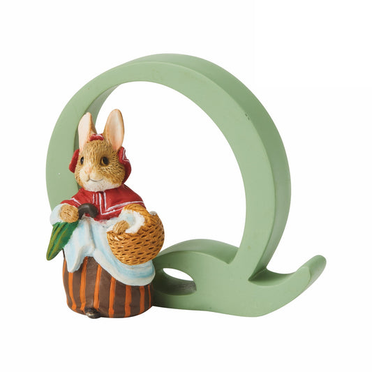 BEATRIX POTTER ALPHABET LETTER (Q) MRS RABBIT